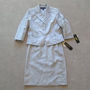 Vintage Kasper Petite Blazer and Skirt Set NWT